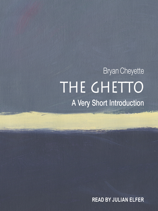 Title details for The Ghetto by Bryan Cheyette - Wait list